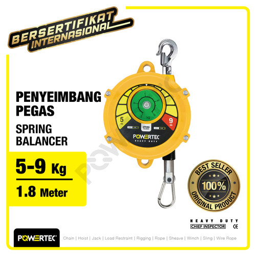 Spring Balancer / Penyeimbang Pegas 5-9 Kg x 1.8 Meter POWERTEC