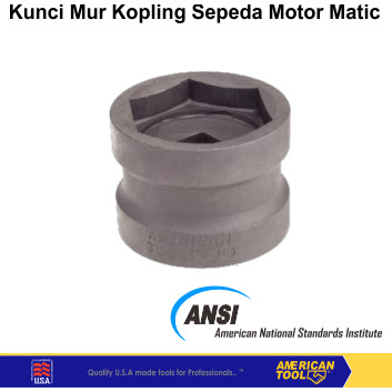 Socket Dobel Untuk Kopling 39x41/Double Coupling American Tool 8958045