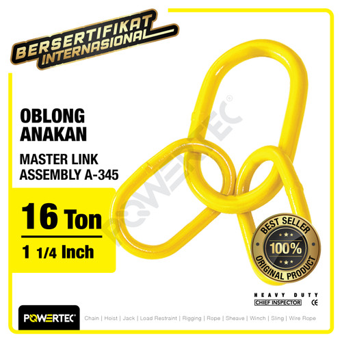 Master Link Assembly A-345 17 Ton - 1-1/4" POWERTEC