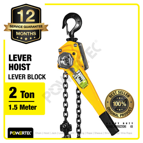 Lever Block / Lever Hoist 2 Ton x 1.5 Meter POWERTEC