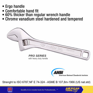 Kunci Inggris 15" American Tool / Adjustable Wrench 15" 8957555