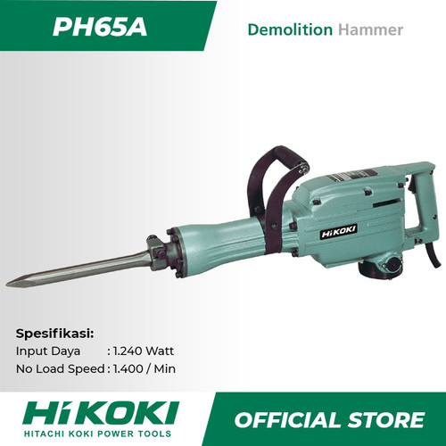 Hitachi Hikoki Demolition Hammer / Mesin Bobok Listrik PH65A