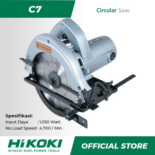 Hitachi Hikoki Circular Saw / Gergaji Sirkel Listrik 185mm C7