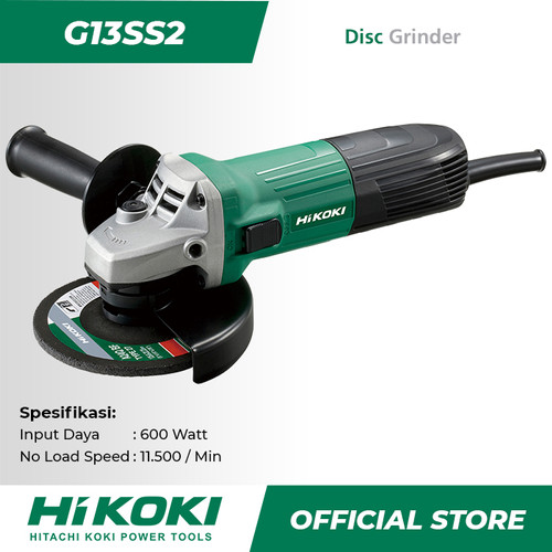 Hitachi Hikoki Angle Grinder / Gerinda Tangan Listrik G13SS2