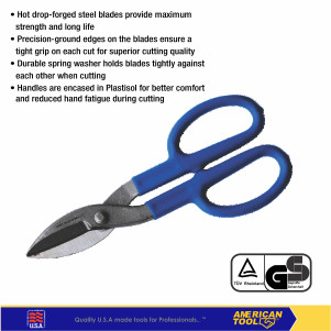 Gunting Seng / Tinner Snips 8 Inch American Tool 8956615