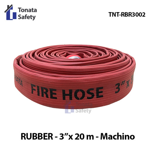 Fire Hose Rubber Tonata 3" x 20m / Selang Pemadam 20 m