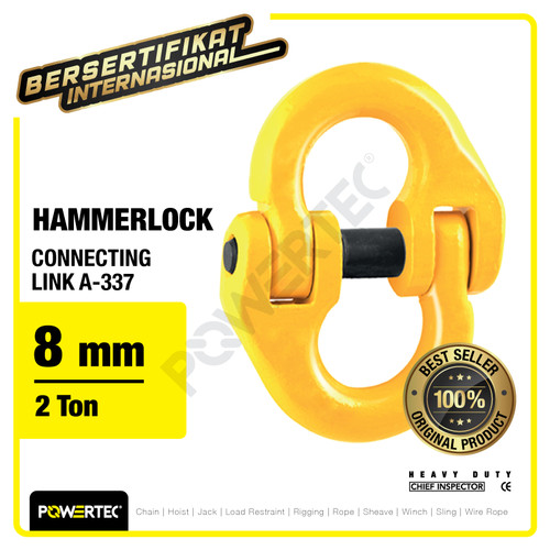 Connecting Link / Hammerlock A-337 8mm - 2 Ton - 5/16" POWERTEC