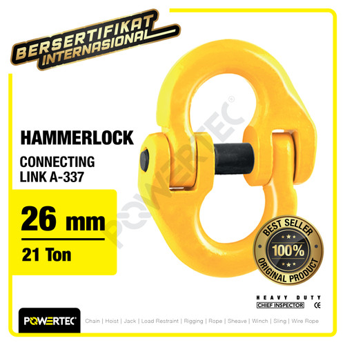 Connecting Link / Hammerlock A-337 26mm - 21 Ton - 1" POWERTEC