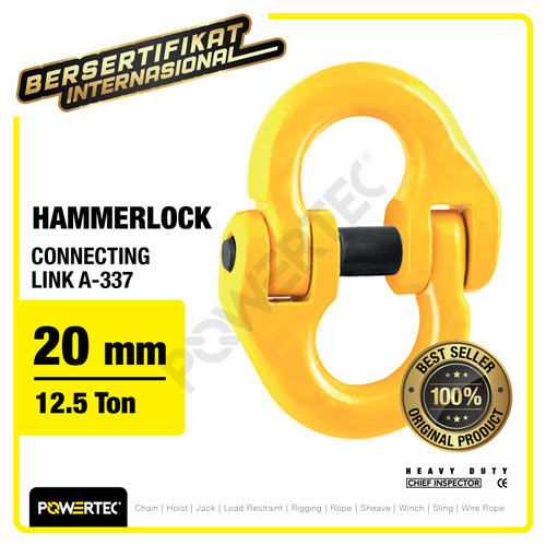 Connecting Link / Hammerlock A-337 20mm - 12.5 Ton - 3/4" POWERTEC