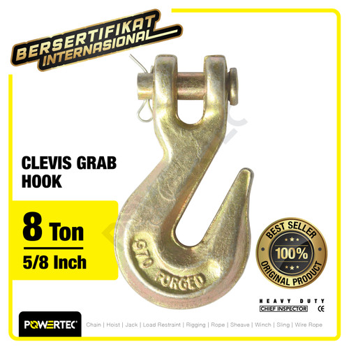 Clevis Grab Hook 5/8" POWERTEC