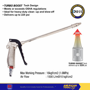 Alat Semprot Angin 380mm/ High Flow Blow Gun American Tool 8957984