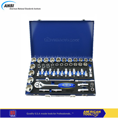 1/2" DR 6PT SOCKET WRENCH SET 50 PCS American Tool 8958791