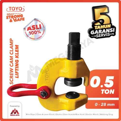 Screw Cam Clamp / Klem Angkat 0.5 Ton TOYO