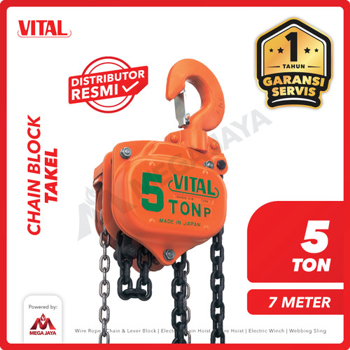 Chain Block / Takel 5 Ton x 7 Meter VITAL