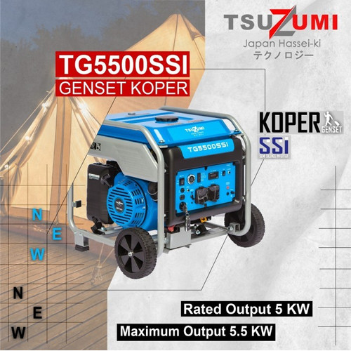 Genset Koper TG5500SSI Semi Silence Inverter Tsuzumi 5000 watt