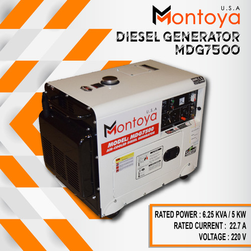 Genset Silent Diesel Montoya MDG7500