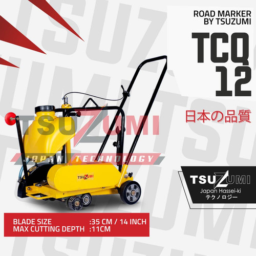 Asphalt Cutter TCQ-12 100% Original Tsuzumi