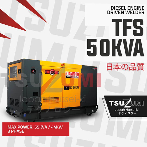 Genset Silent Stamford TFS 50 KVA Tsuzumi