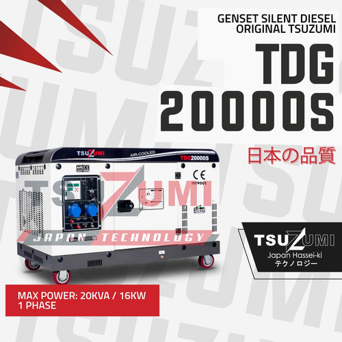 Genset Silent TDG 20000 S Tsuzumi