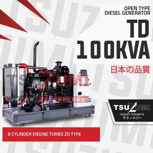 Genset Open TD 100 KVA by Tsuzumi