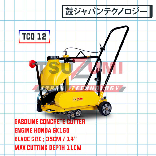 Asphalt Cutter Tsuzumi TCQ-12