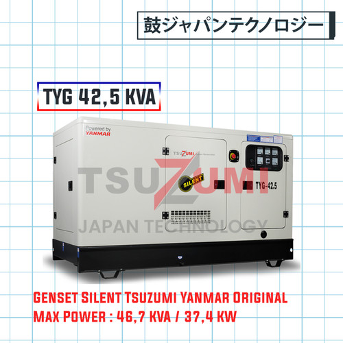 Genset Yanmar 42.5 KVA by Tsuzumi Japan Tech