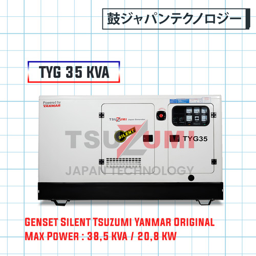 Genset Yanmar TYG 35 KVA By Tsuzumi