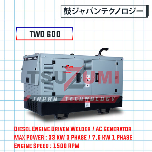 Genset Las Tsuzumi TWD600