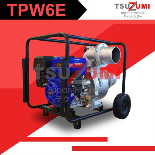 Pompa Alkon Irigasi Air Sawah 6 inch Tsuzumi TWP6E Bensin