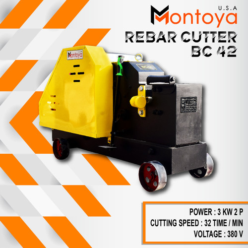 Bar Cutting Electric Mesin Pemotong Besi Ulir Montoya BC42