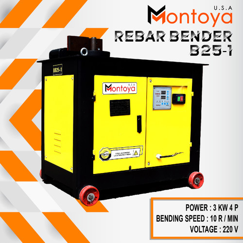 Bar Bending Electric Mesin Penekuk Besi Ulir Montoya BB 25-1