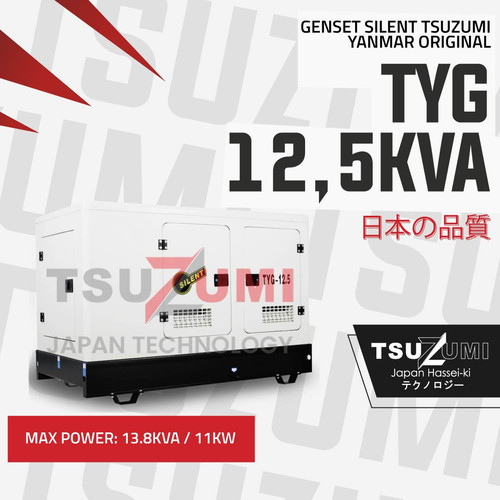 Genset Yanmar TYG 12,5 KVA