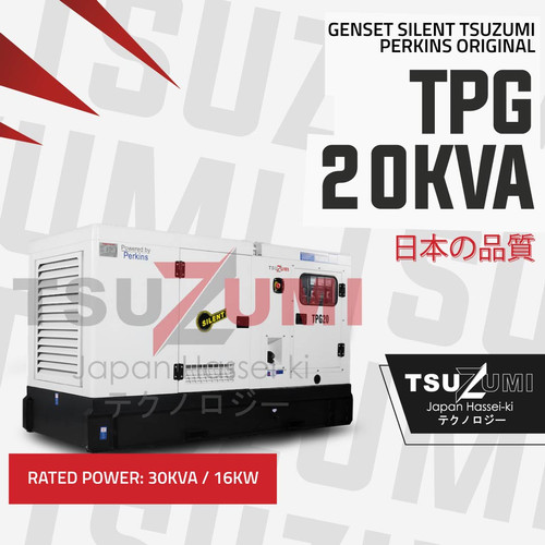 Genset Perkins TPG 20 KVA Tsuzumi