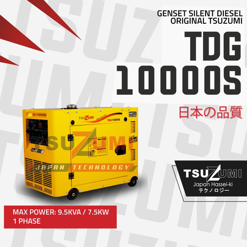 Genset Silent TDG 10000 S Tsuzumi