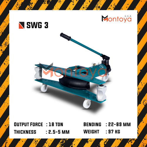 Hydraulic Pipe Bender Manual SWG-3 Montoya