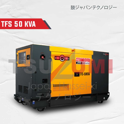 Genset Super Silent STAMFORD TFS 50 KVA 40000 Watt Original TSUZUMI