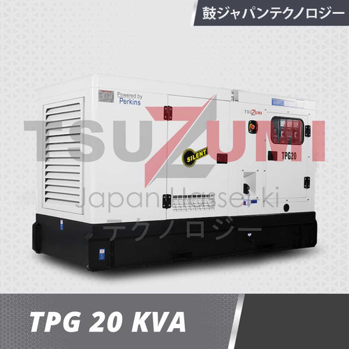 Genset Silent TPG 20 KVA Perkins STAMFORD Original By TSUZUMI