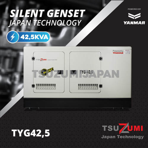 Genset Silent Yanmar TSUZUMI TYG 42,5 KVA