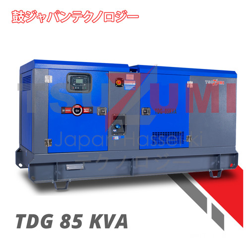 Genset Silent 64000 Watt - Tsuzumi TDG 85 Heavy Duty