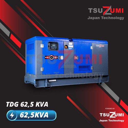 Genset Silent 4 Cylinder TDG 62,5 KVA TSUZUMI