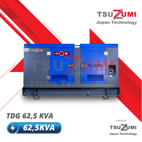 Genset Silent TDG 62,5 KVA TSUZUMI