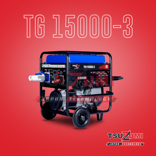 Genset 15 kva 12000 watt Gasoline 3 phase 1 phase TG15000-3 TSUZUMI