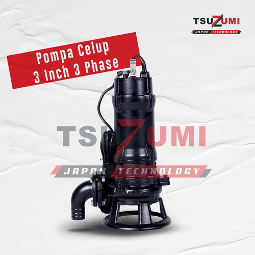 Pompa Celup Submersible Cutting Pump Electric 3 inch 3 phase