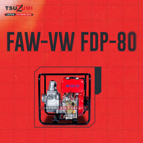 Pompa Diesel FAW-VW FDP 80 Alkon Irigasi 3 inch Waterpump Solar