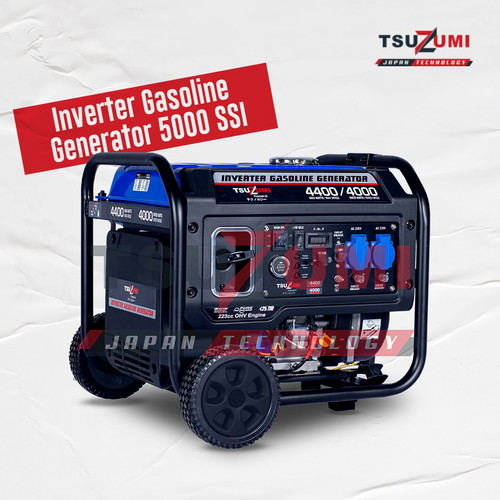 Genset 5 kva Semi Silent Inverter Gasoline TSUZUMI TG 5000 SSI 4000 w