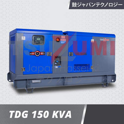 Genset 150 KVA Super Silent & Heavy Duty - Tsuzumi Japan TDG150