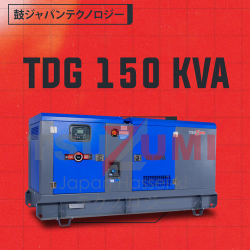 Genset 150 KVA 120000 Watt Super Silent - Tsuzumi Japan TDG150