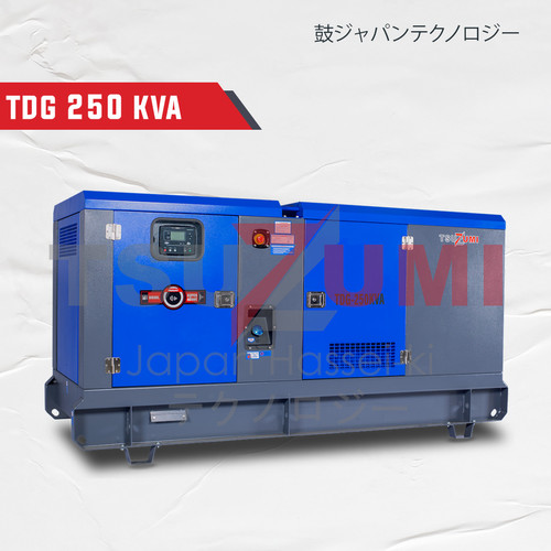 Genset 250 KVA Super Silent 220000 Watt Tsuzumi TDG 250