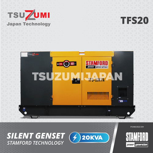 Genset 20 KVA Stamford Silent by Tsuzumi Japan TFS20