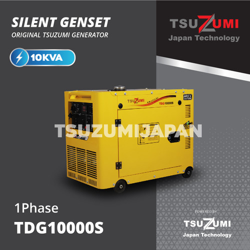 Genset Silent TDG 10000S Tsuzumi Japan 9 KVA